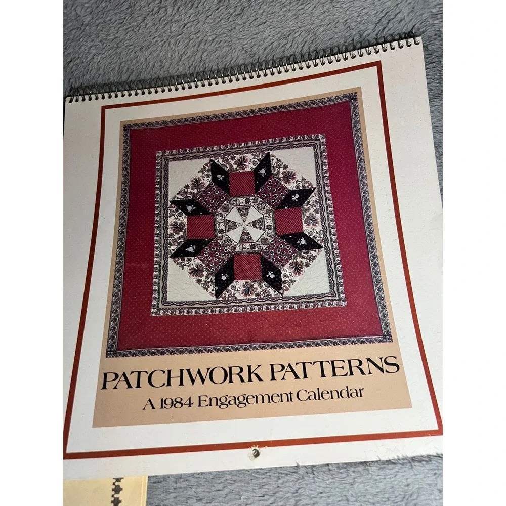 Vintage Craft Pattern Book Lot Quilt Calendar Iron-On Transfers Cross Stitch 3